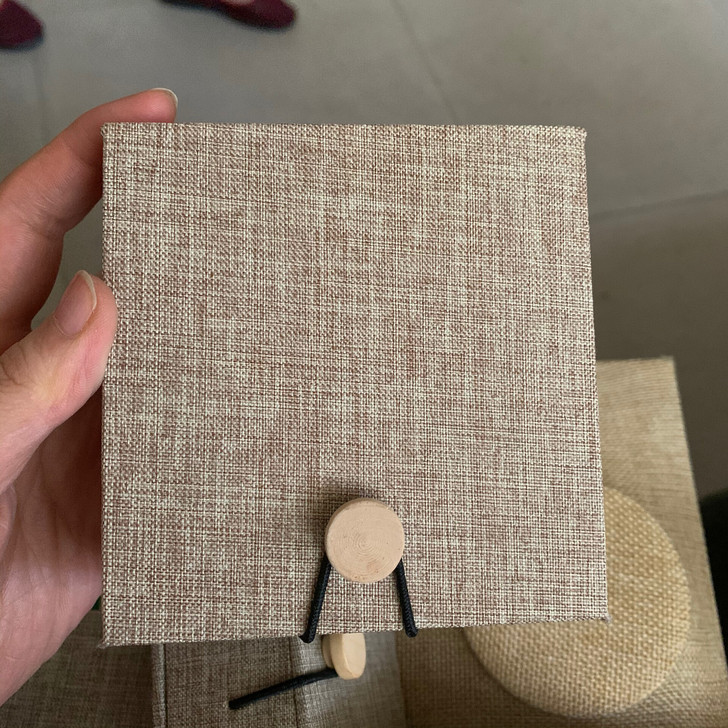 99新亚麻首饰盒