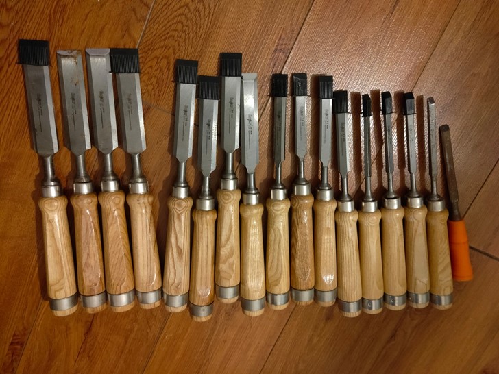 木工Diy平凿 铬钒钢扁铲