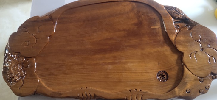 闲置楠木茶盘,尺寸为85##amp;tim...