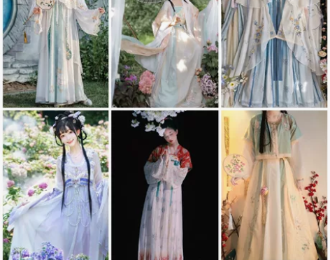 出/换汉服汉元素全套 重回汉唐【花想容颜】...