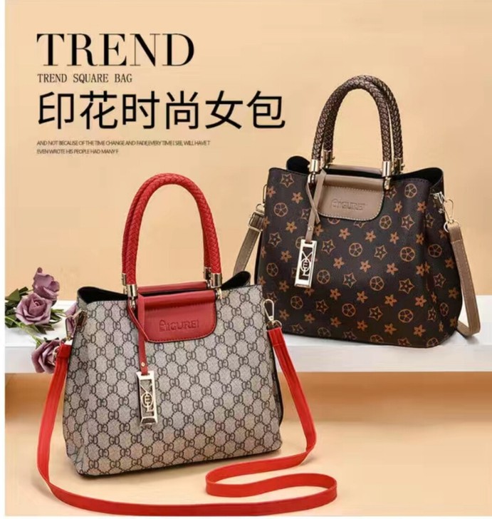 真软皮高级感女士包包2021新款秋冬手提包...