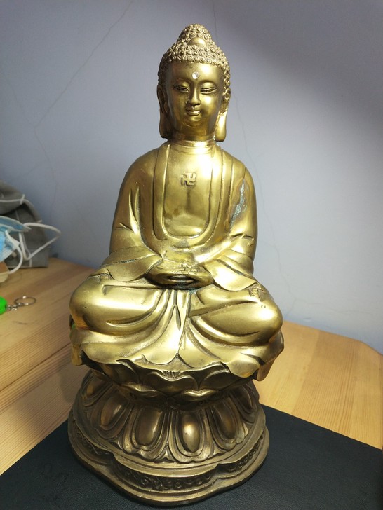 铜佛像结缘