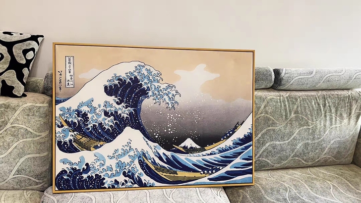 客厅装饰画沙发背景墙上挂画现代简约轻奢壁画...