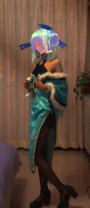 主换次出）多肉君家（好像是）青行灯同人旗袍...