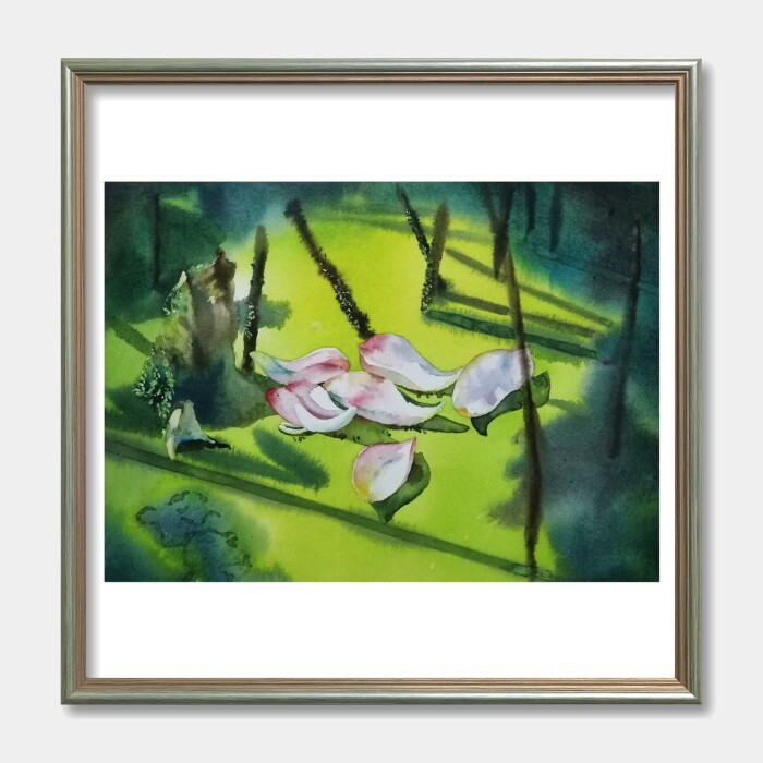 装饰画 水彩画 手绘作品 客厅装饰画##a...