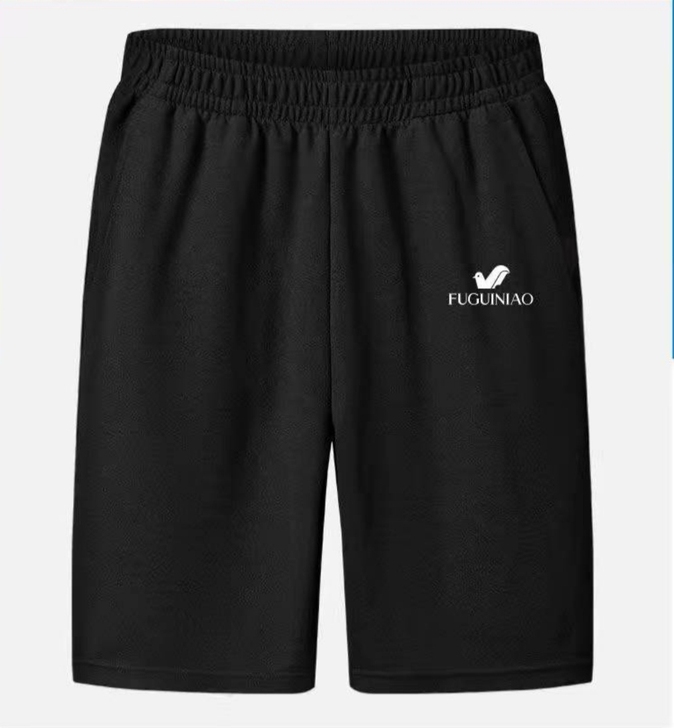 短裤男夏季五分裤富贵鸟宽松休闲冰丝沙滩裤子