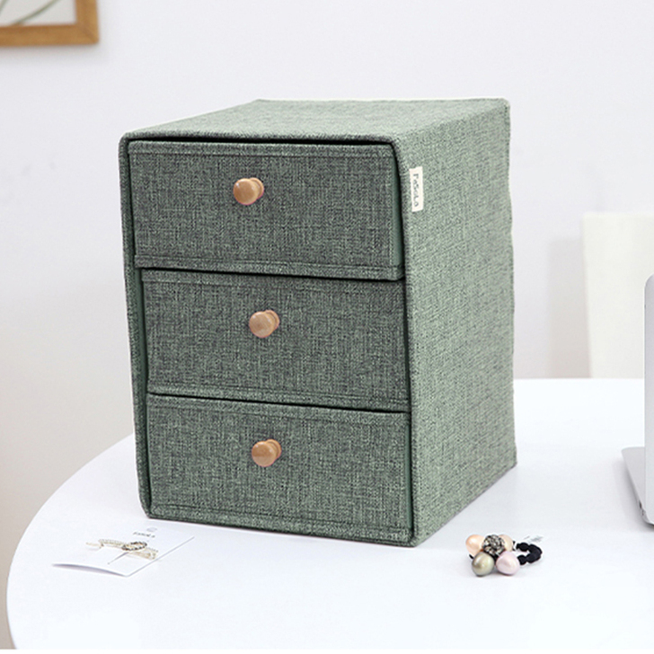 可折叠收纳箱多层抽屉式布艺衣柜日式家用有盖...