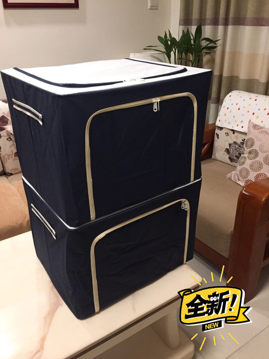 【30元两个包邮】72L特大号收纳箱装衣服...