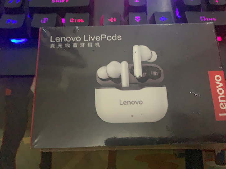 联想lenovo真无线，蓝牙耳机LP1.原...