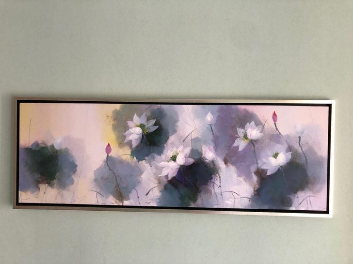 客厅现代装饰画，几乎全新。规格为长155厘...