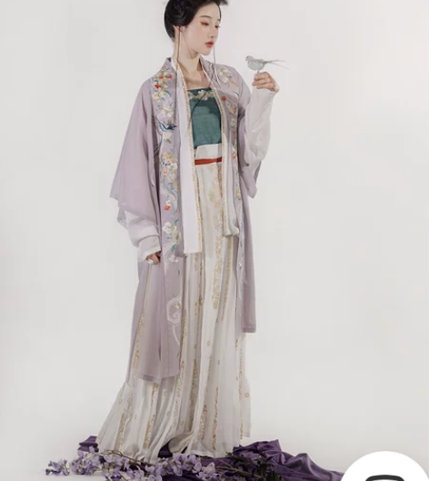 (9折代拍)瞳莞原创设计新品直领对襟宋制长...