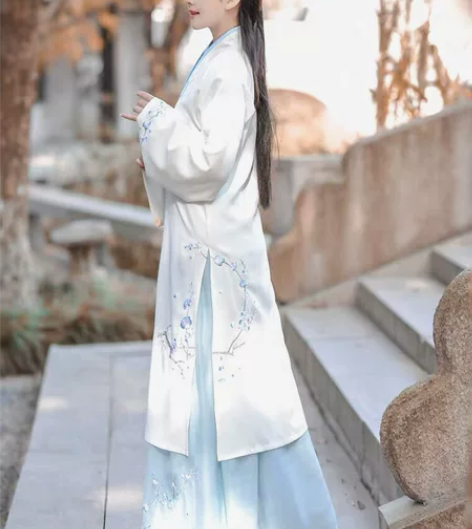 如梦霓裳 玉梅令 交领齐腰襦裙 淡雅汉服 ...