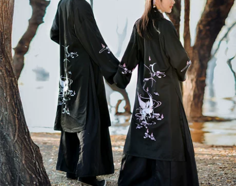 全新 如梦霓裳汉服男装情侣装褙子襦裙乱世天...