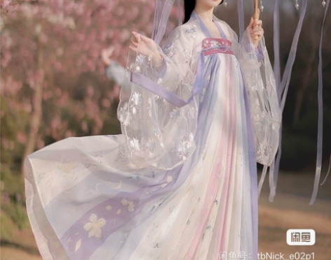 【樱洛】茗月萱齐胸襦裙套装汉服女刺绣正品春...