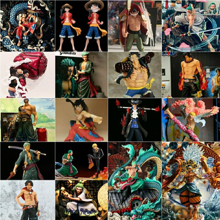 海贼王手办巨形摆件玩具公仔雕塑模型福袋盲盒...