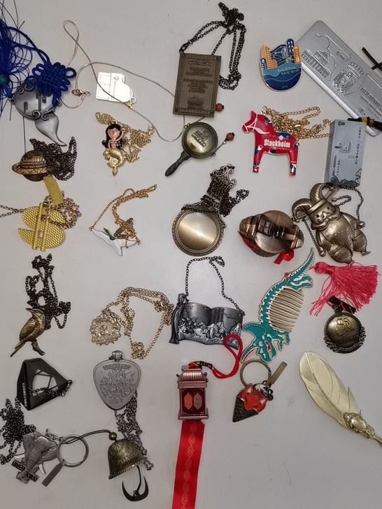 咕咚奖牌金属工艺品收藏品项链吊坠小摆件小玩...