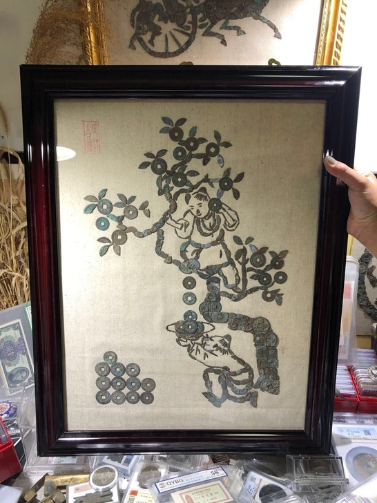 铜钱画，45##amp；times；60尺...