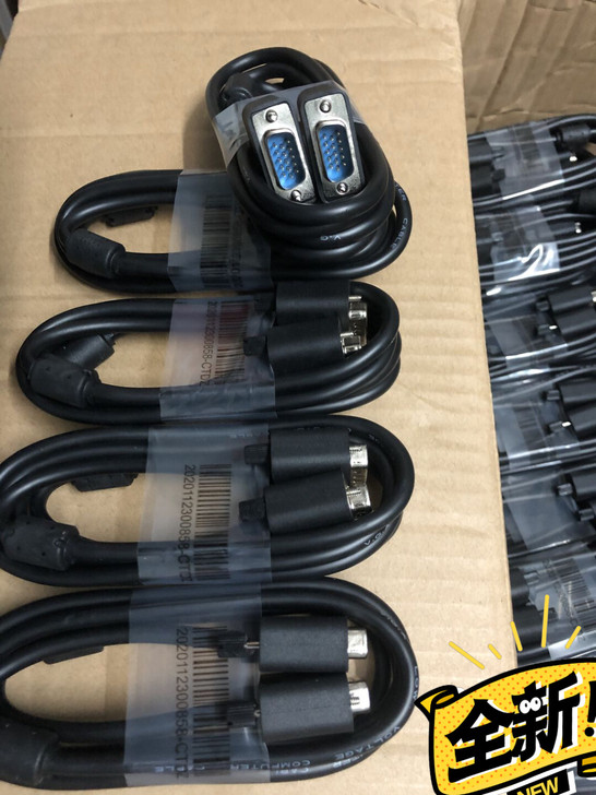戴尔同款1.5米VGA视频线 主机显示器连...
