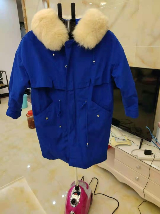 真毛领派克服闲置。