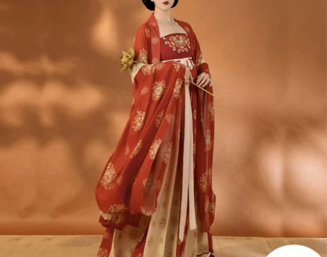 拒刀，裳云兮(燕云台)唐制原创汉服女夏季唐...