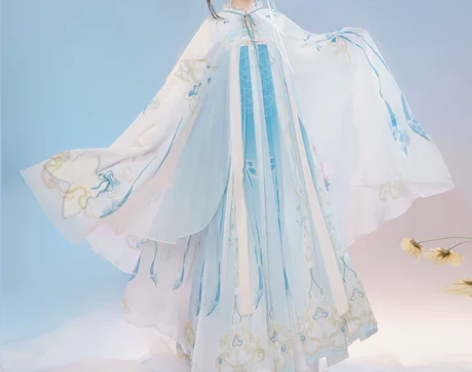 妃亦坊原创汉服【风涟】唐制齐胸襦裙披风斗篷...