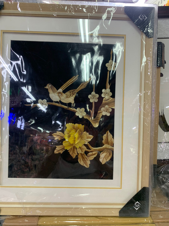 #手工画#装饰画#麦杆画#非物质文化遗产工...