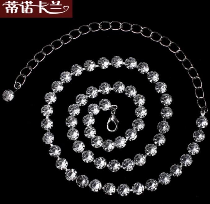 新款肚皮舞腰饰腰链饰品肚皮舞练功演出服配饰...