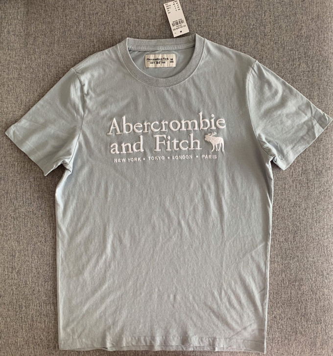 2021美国af短袖t恤男绣花体恤衫潮牌夏...