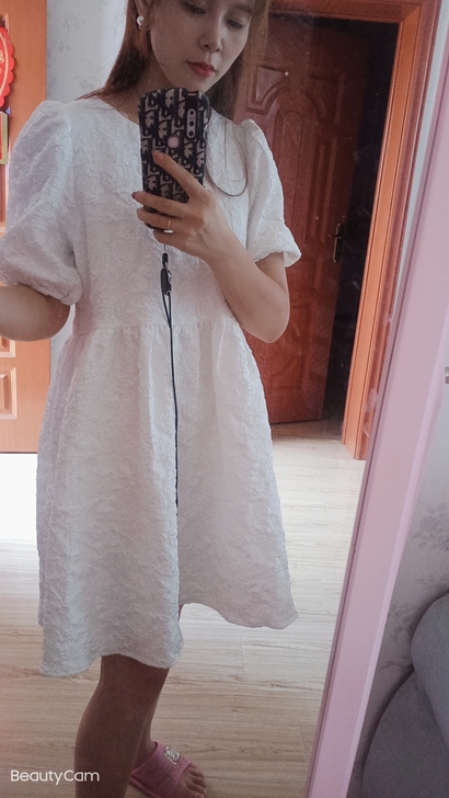 白色仙女裙原价160多买的