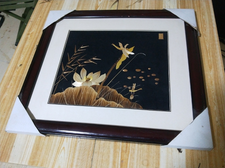 全新一个纯手工工艺现代家装装饰挂画一个，尺...