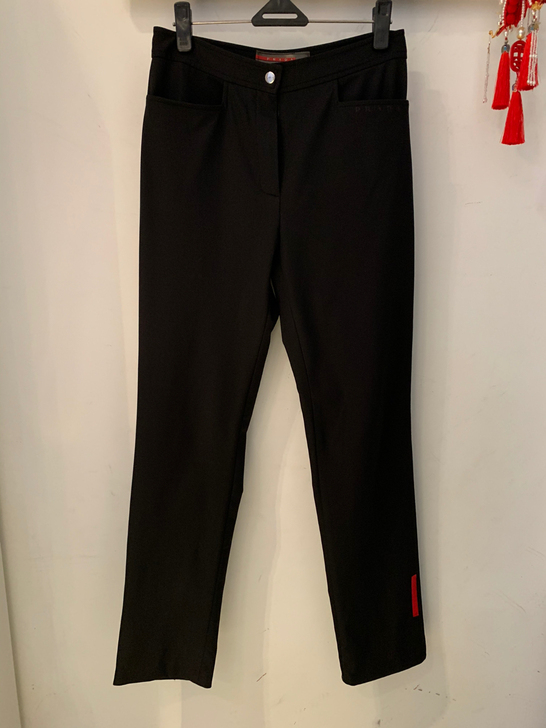 【闲置急售】普拉达女士春夏休闲裤直筒西裤薄款
