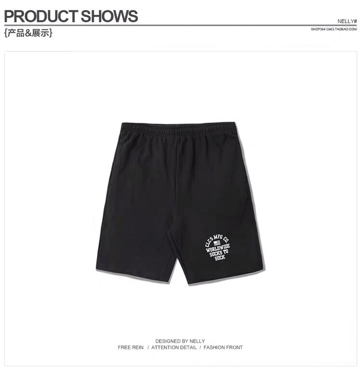 欧美街头潮牌嘻哈短裤运动裤
