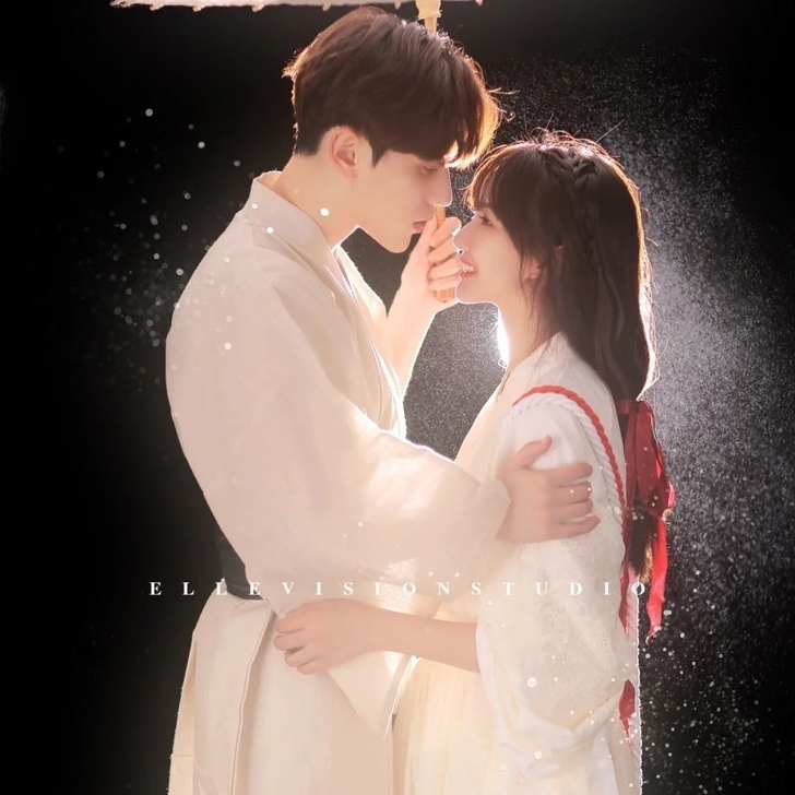 神明少女汉服有香如故超仙古装白色汉服男主题...