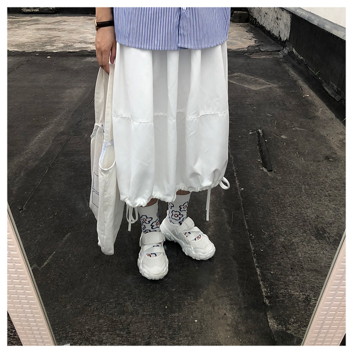 1米5姑娘日系秋冬小个子半身裙复古运动风中...