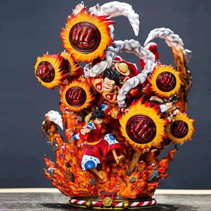 【海贼王优质手办】大型海贼王手办索隆路飞白...