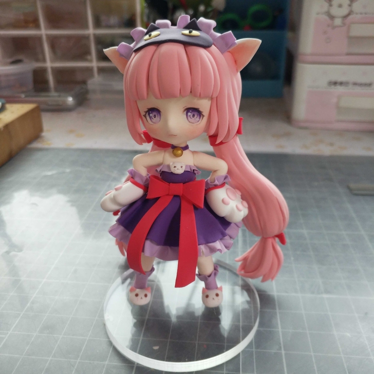 超轻粘土手办 王者荣耀大乔  无现货 仅展...