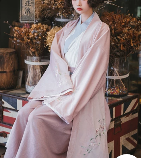 【三件套】北渚原创汉服 霜城 明制绣花披风...