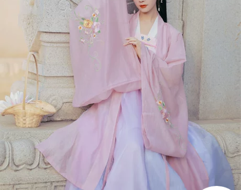 妃亦坊原创汉服女【雪见】齐腰襦裙三件套对襟...