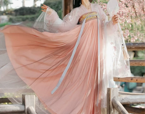 正品汉服女中国风仙气飘逸学生古装日常夏季樱...