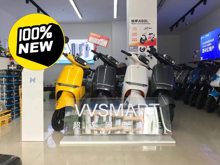 全新哈啰电动车A80L!可上牌!续航70K...