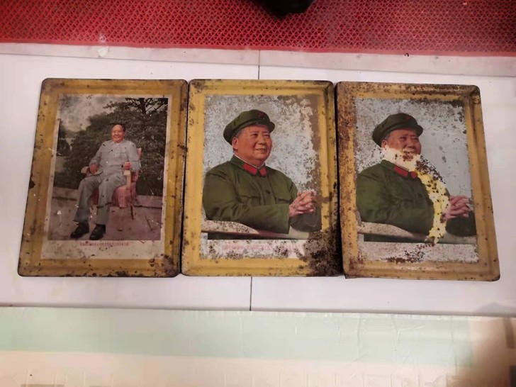 主席铁皮像(文革)包老包原图售出不退
