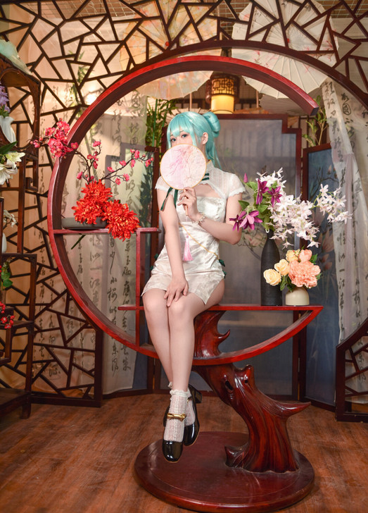 miku初音未来韶华旗袍全套cos【拍下发...