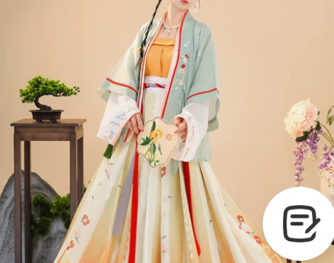 蝉佩灵椿雨原创宋制汉服女中国风改良四件套古...