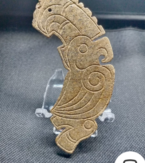 玉凤鸟 玉玄鸟 高冠凤鸟。古玉老玉商周古玉...