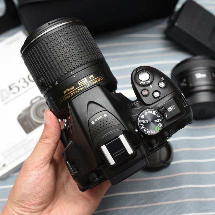 尼康D5300单反相机55-200和永诺5...