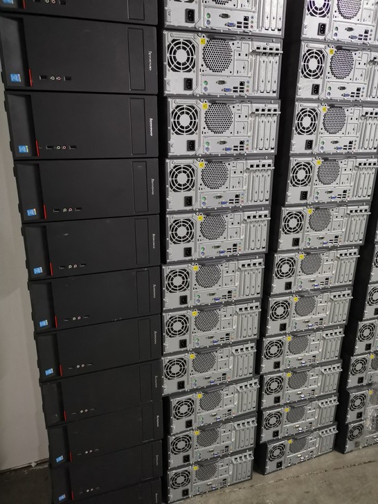 联想台式机 国企单位换下来的电脑成色新 8...