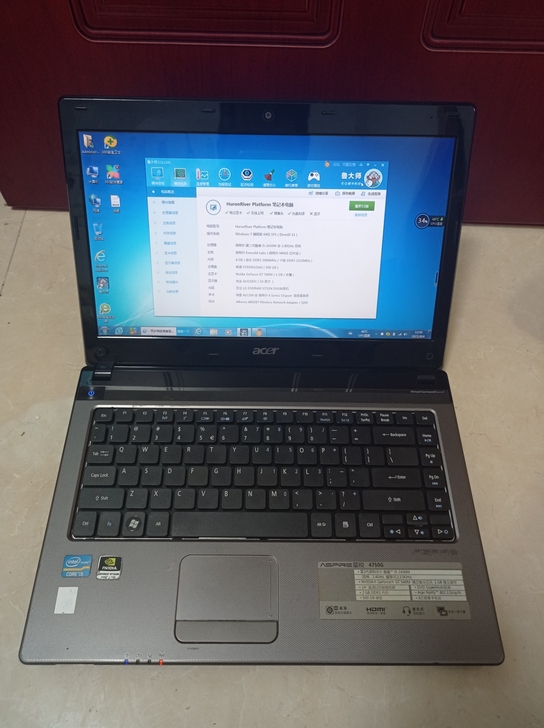 宏基4750G原装二代i5独显1g二手笔记...