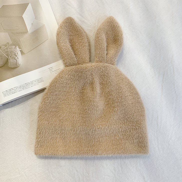 【狂欢价】毛线帽女秋冬季加绒保暖包头月子帽...