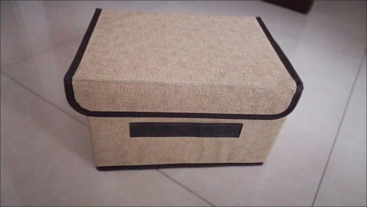 居家布艺折叠收纳箱储物箱带盖防尘便携盒衣物...