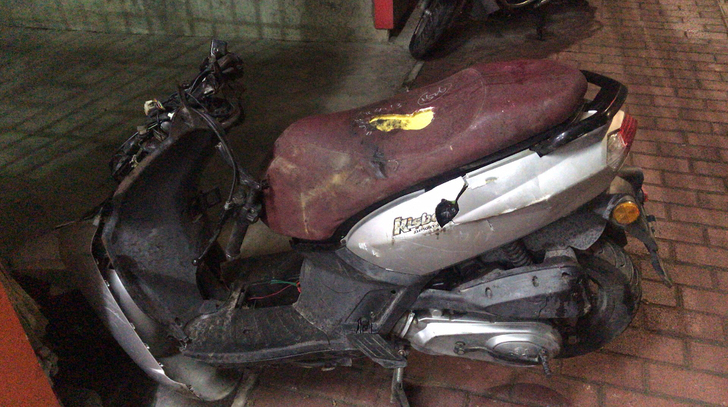 轻骑标致踏板摩托车kisbee100小蜜蜂...